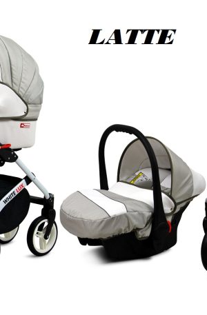 TAVASZI AKCIÓ!! MULTIFUNKCIÓS BABAKOCSI BABYLUX White Lux LATTE; KÉSZLETEN, AZONNAL ELVIHETŐ!