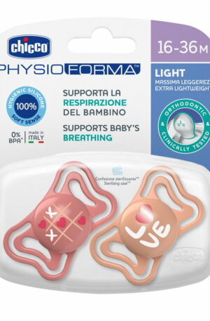 CHICCO PhysioForma Light szilikon cumi, 16-36hó KÉSZLETEN