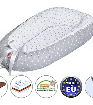 SCAMP Babafészek/LittleHeartWhiteGrey