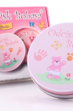 Baby Print szett, rózsaszín,kék   gipsz kiöntő.