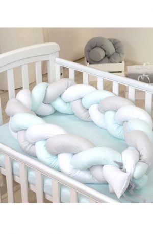 AMY - Fonott Rácsvédő Menta\Fehér\Szürke Készleten