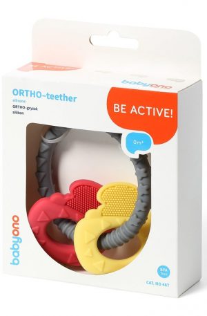 BabyOno 486 - ORTHO Szilikon Rágóka Kulcsok