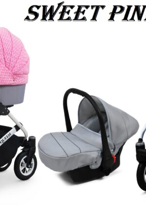 TAVASZI AKCIÓ!! BABYLUX QUEEN SWEET PINK BABAKOCSI KÉSZLETEN, AZONNAL ELVIHETŐ!