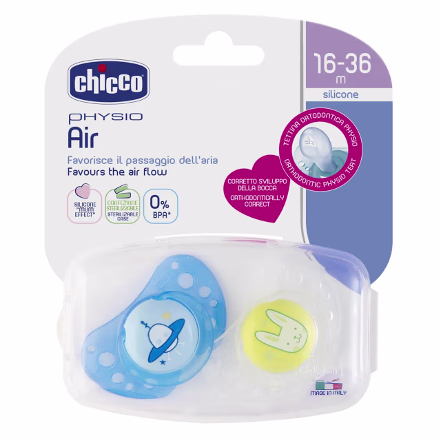 Chicco Physio Air szilikon cumi 16-36  Készleten.