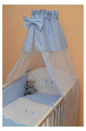 TAVASZI AKCIÓ! Pihetex 4 részes KÉK ELEFÁNTOS pamut ágynemű garnitúra KÉSZLETEN.