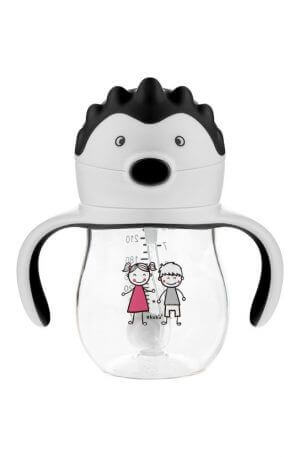 AKUKU A0034 - Cseppmentes 250ml Szívószálas itatópohár