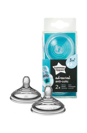 Tommee Tippee Advanced Anti-Colic Med Flow 3m+ 2db etetőcumi szilikon