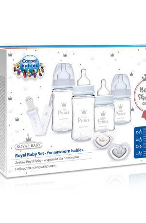 Canpol Royal baby Antikólikás cumisüveg szett prince, KÉSZLETEN, AZONNAL ELVIHETŐ!