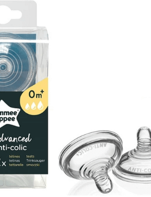 Tommee Tippee Advanced Anti-Colic Med Flow 0m+ 2db etetőcumi szilikon