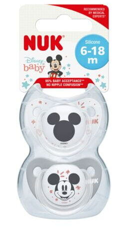 Nuk Mickey 2 db-os cumi 0-6 hó KÉSZLETEN