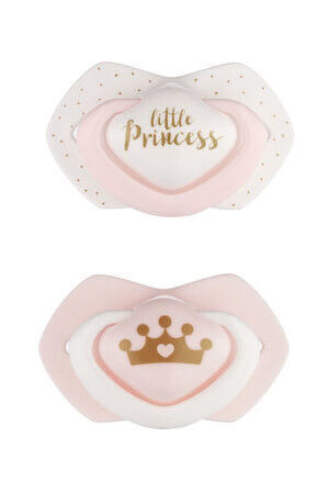 Canpol Babies nyugtató cumi Royal Baby 2db. szilikon, anatómiai  6-18