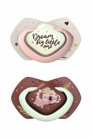 Canpol babies nyugtató cumi Neon Love 2db. szilikon, anatómiai B 18