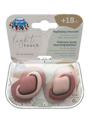Canpol babies nyugtató cumi 2db. szilikon, anatómiai A 18 hó