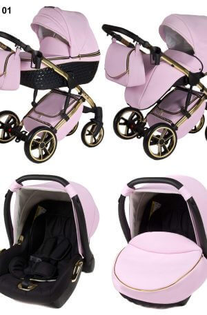 BABYCRUISER YUKON GT GOLD KOL: 01 PINK BABAKOCSI