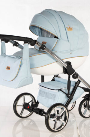 KAJTEX MULTIFUNKCIÓS BABAKOCSI NAVI VILÁGOS KÉK, ECOBŐR HUZATTAL, KÉSZLETEN, AZONNAL ELVIHETŐ!