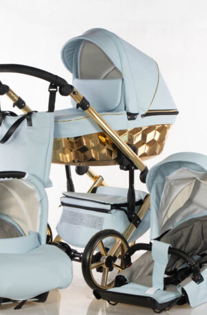 TAVASZI AKCIÓ!! MULTIFUNKCIÓS BABAKOCSI KAJTEX CUBIC BABAKÉK-GOLD