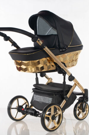 TAVASZI AKCIÓ!! MULTIFUNKCIÓS BABAKOCSI KAJTEX CUBIC FEKETE-GOLD