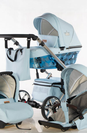 TAVASZI AKCIÓ!! MULTIFUNKCIÓS 3:1 BABAKOCSI KAJTEX CUBIC BABAKÉK-METÁL KÉK