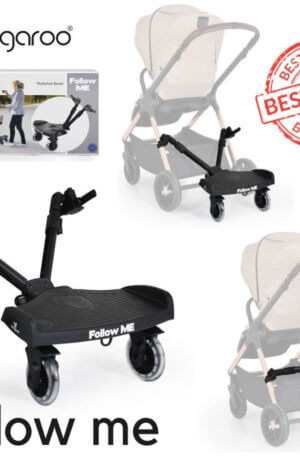 Testvérfellépő Cangaroo&moni Follow me univerzális fekete