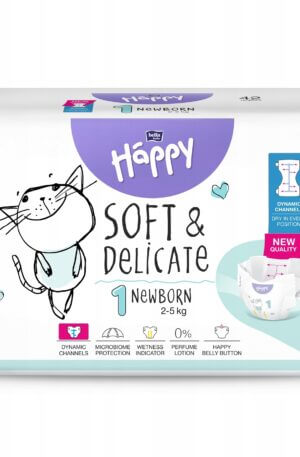 Bella Happy Bella Baby Happy Newborn eldobható pelenka, méret: 1, (2-5kg) Készleten