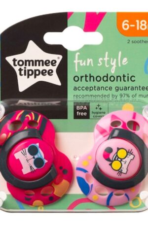 Tommee Tippee Játszócumi, 6-18 hó 2 db, FUN STYLE, KÉSZLETEN