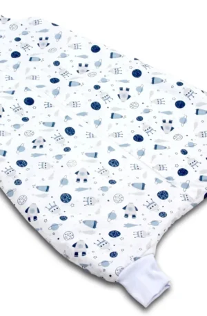 BABYCRUISER TIPEGŐ HÁLÓZSÁK KÉK ŰRHAJÓS, KÉSZLETEN, AZONNAL ELVIHETŐ!