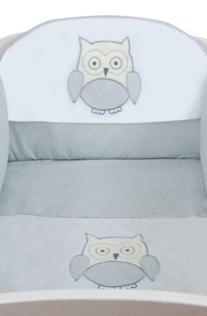 TOMI 4 RÉSZES ÁGYNEMŰ HUZAT, HÍMZETT SZÜRKE BAGLYOS, KÉSZLETEN, AZONNAL ELVIHETŐ!